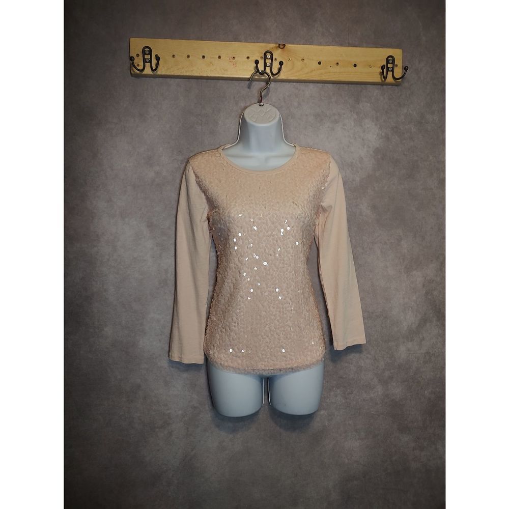 J. Crew long sleeved sparkly top size small